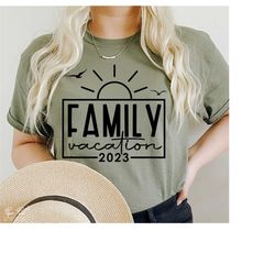 Family Vacation 2023 SVG PNG, Summer 2023 SVG, Family Trip Svg, Vacation Shirts Svg, Vacay Mode Svg, Vacation beach Svg,