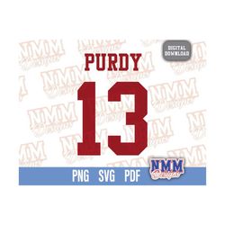 Purdy Jersey svg png, pdf, svg files for cricut, vinyl cut file, for shirts and mugs, iron on School Sports