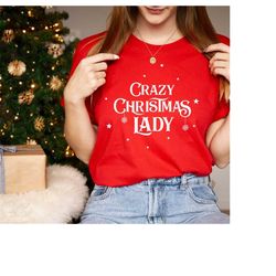 Crazy Christmas lady svg, Christmas shirt svg, Christmas svg, Christmas gift idea, Holiday svg, PNG DXF Cut Files for Cr