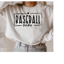 Baseball Mama SVG, Baseball Shirt SVG, Baseball SVG, Baseball Vibes Svg, Sports mom Svg, Png Digital Cut File Cricut Sil