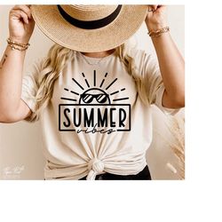 Summer Vibes SVG, Summer shirt SVG, Beach life Svg, Summer Squad Svg, Vacation Svg, Beach vibes Svg, Png Sublimation Cut
