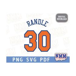 Randle Jersey svg png, pdf, svg files for cricut, vinyl cut file, for shirts and mugs, iron on School Sports
