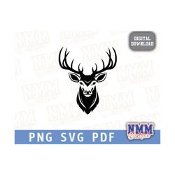 Deer SVG, Deer Rack PNG Men,Hunting, Dad Hunter, file for Shirts, Gifts for Him, Fishing, Gifts for Dad
