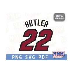Butler Jersey svg png, pdf, svg files for cricut, vinyl cut file, for shirts and mugs, iron on School Sports 22