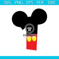 Micky numbers svg free, disney svg, micky mouse svg, one, instant download, silhouette cameo, birthday svg, free vector