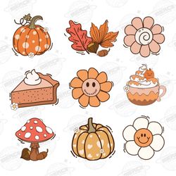 Fall Icons PNG, Pumpkin Spice Png, Pumpkin Spice Latte Png,