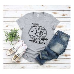 Being Grandpa Is An Honor Being Papa Is Priceless T-shirt, Fathers Day Gift, Dads T Shirt, Grandpas T-Shirt, Gift For Da