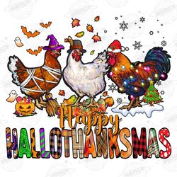 Happy Hallothanksmas Png, Chickens Png, Thanksgiving Png, Su