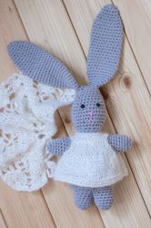 PDF crochet pattern toy, Bunny Rabbit PDF, Amigurumi pattern, Easy crochet pattern, Yarn toy pattern, Diy handmade toy