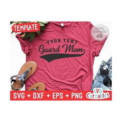 Color Guard svg - Color Guard Mom Template  0017 - svg - dxf - eps - png - Cut File - Silhouette -  Cricut - Digital Dow