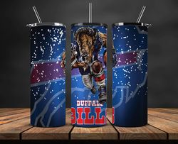 Buffalo Tumbler Wrap ,Football Wraps ,Mascot Nfl Tumbler 02