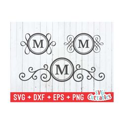 Mailbox svg, Mailbox Monogram Frame SVG, mailbox dxf, eps, monogram frame svg, Silhouette file, Cricut cut file, Digital