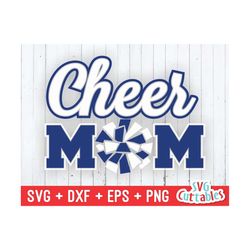 Cheer Mom svg, Cheer Mom dxf, Pom Pom svg, Cheer svg, Cheer Cut File, Silhouette , Cricut, Digital Download