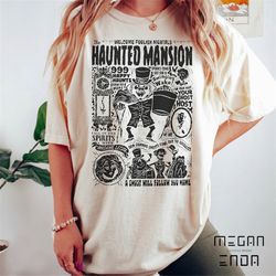 Retro Disney The Haunted Mansion Comfort Colors Shirt, The Haunted Mansion , Vintage Disney Halloween Shirt, Halloween M