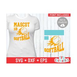 Softball svg, Softball template, team,  svg, eps, dxf, silhouette file, cricut cut file, 006, fill it in, svg cuttables,