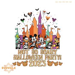 Mickeys Not So Scary Halloween Party 2023 SVG Download