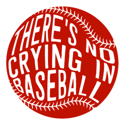There's No Crying in Baseball, Little Sister Biggest Fan SVG, Baseball SVG Cut Files for Cricut & Silhouette
