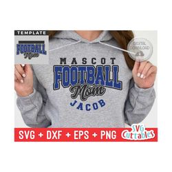 Football Cut File -  Football Template 0056 - svg - eps - dxf - Football Shirt Design - Silhouette - Cricut cut file, Di