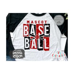Baseball svg - Baseball Template 0059- svg - eps - dxf - png - Silhouette -  Cricut Cut File - Baseball Team - Digital F