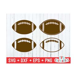 Football svg, football, dxf, eps, football cut file, contour, layered, outline football, Silhouette, Cricut cut file, di