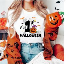 My First Halloween Shirt, Babies 1st Halloween Shirt, My 1st Halloween, Little Pumpkin Outfit, Funny Halloween Shirt, Sp