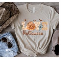 Love Halloween Shirt, Country Pumpkin Shirt, Western Halloween Shirt, Retro Halloween Outfit, Country Halloween Shirt, S