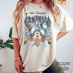 Retro Walt Disney's  Fantasia Mickey Magical Comfort Colors Shirt, Mickey Mouse Shirt, Magic Kingdom, Disneyland Shirt,