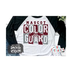 Color Guard svg - Color Guard Template  0020 - svg - dxf - eps - png - Cut File - Silhouette -  Cricut - Digital Downloa