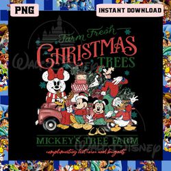 Christmas Tree Farm Fresh Png, Christmas Mickey Friends Png, Mickey Holiday Png