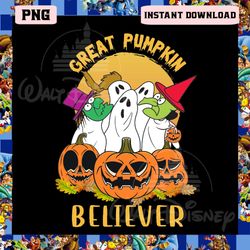 Great Pumpkin Believer Png, Pumpkin Halloween Png, Cute Ghost Png
