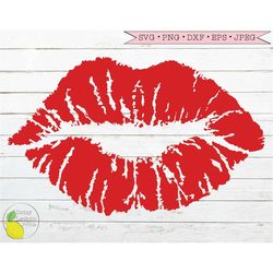 Valentine svg, Lips svg Valentines Day svg Kiss svg Lip Print svg Heart svg Love svg Files for Cricut Downloads Silhouet