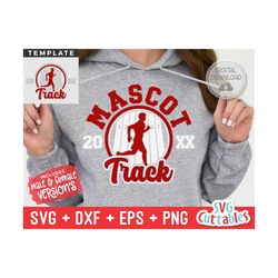 Track svg - Track and Field Template 0012 - Track Cut File -  svg - eps - dxf - png - Silhouette - Cricut Cut File - Dig
