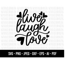 COD597- Livec laugh love SVG, Free Yourself SVG, quote svg, Free svg, Mind svg, Your Mind svg, Affirmation svg, Inspirat