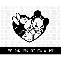 COD616- mickey svg, minnie mouse svg, print svg, sitckers svg, png, clipart, cutting files for cricut silhouette
