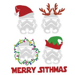 Disney Darth Vader Christmas Star Wars Gift Logo SVG