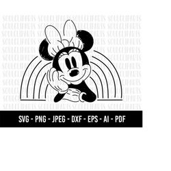 COD946- mickey svg, minnie mouse svg, print svg, sitckers svg, png, clipart, cutting files for cricut silhouette