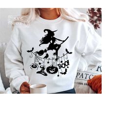 Witch SVG PNG PDF, Funny Halloween Svg, Funny Witch Svg, Witch Svg, Witch Halloween Shirt Design, Spooky Vibes Svg, Happ