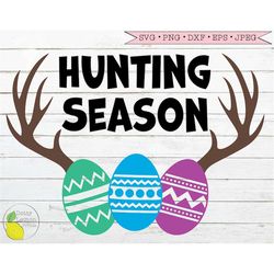 Easter SVG Eggs Bunny svg Kids Boys Girls Easter Spring Hunting Season svg Happy Easter svg files for Cricut Downloads S