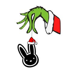 Grinch Merry Christmas Santa Bad Bunny Life SVG