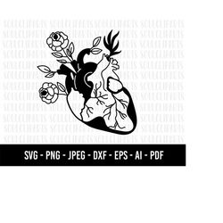 COD34-Heart SVG/ valentine's day Svg/Self Love Svg/Heart SVG/Sketch/Hand-drawn clipart /Cut Files Cricut/Silhouette