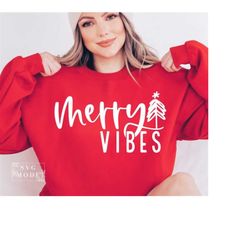 Merry Vibes SVG PNG, Christmas Vibes Svg, Merry And Bright Svg, Funny Christmas Svg, Merry Christmas Svg, Christmas Jump