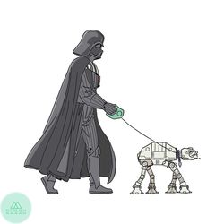 Star Wars Darth Vader and AT AT SVG Graphic Design File