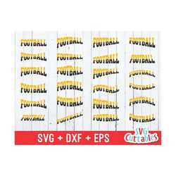 Football svg, football layouts, split two color, svg, eps, dxf, football split, silhouette, cricut cut file, digital dow