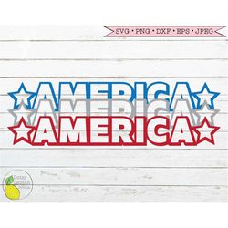4th of July svg, Summer svg America svg USA svg Amercian Flag svg Stars svg files for Cricut Downloads Silhouette Clip A