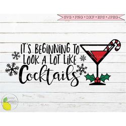 Christmas svg Cocktails Drinking Wine Snowflake svg Candy Cane Winter svg Files for Cricut Downloads Silhouette Sublimat