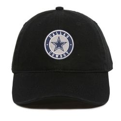 NFL Team Dallas Cowboys Embroidered Baseball Cap, NFL Logo Embroidered Hat, Dallas Cowboys Embroidery Baseball Cap