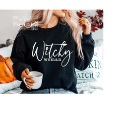 Witchy Woman SVG PNG PDF, Spooky Vibes Svg, Mama Witch Svg, Halloween Svg, Witchy Vibes Svg, Halloween Decor, Witch Svg,
