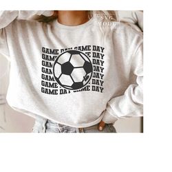Game Day Vibes SVG PNG PDF, Soccer Game Day Svg, Soccer Svg, Game Day T-Shirt, Soccer Mom Svg, Sports Shirt Svg, Game Da