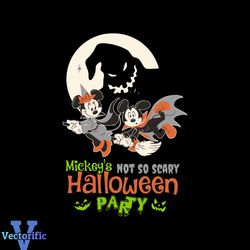 Vintage Mickey Minnie Halloween Party SVG Digital Cricut File