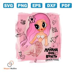 Funny KaroL G Mermaid PNG Manana Sera Bonito Album PNG